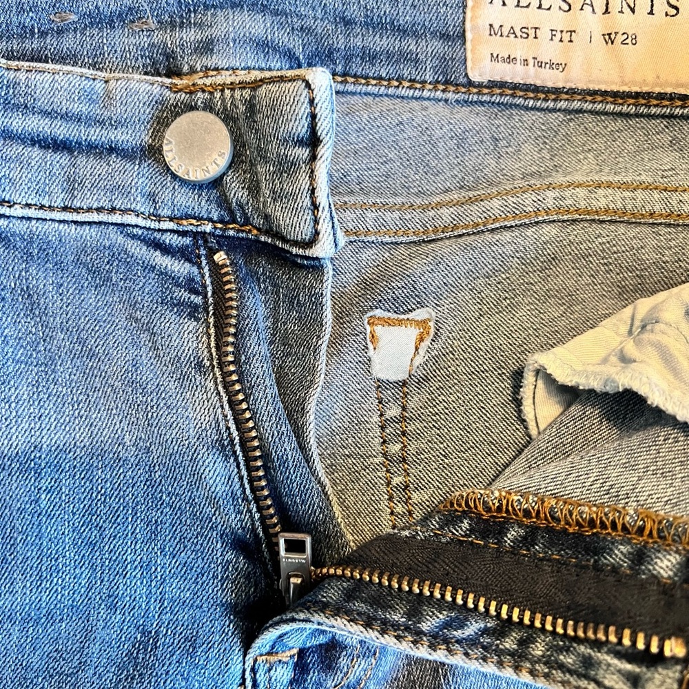 All Saints Light Blue Denim Jeans